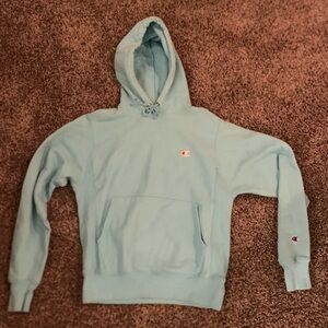 Baby Blue Champion Reverse Weave Sweatshirt Size S